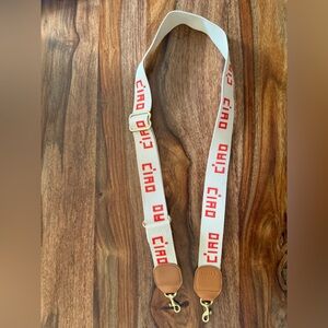 Clare V Ciao crossbody strap, adjustable, unused